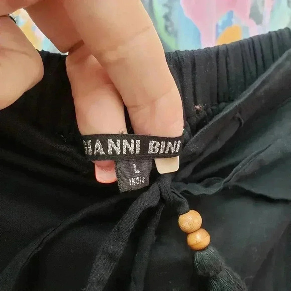 Gianni Bini Black Wide Leg Pant - Picture 5 of 5